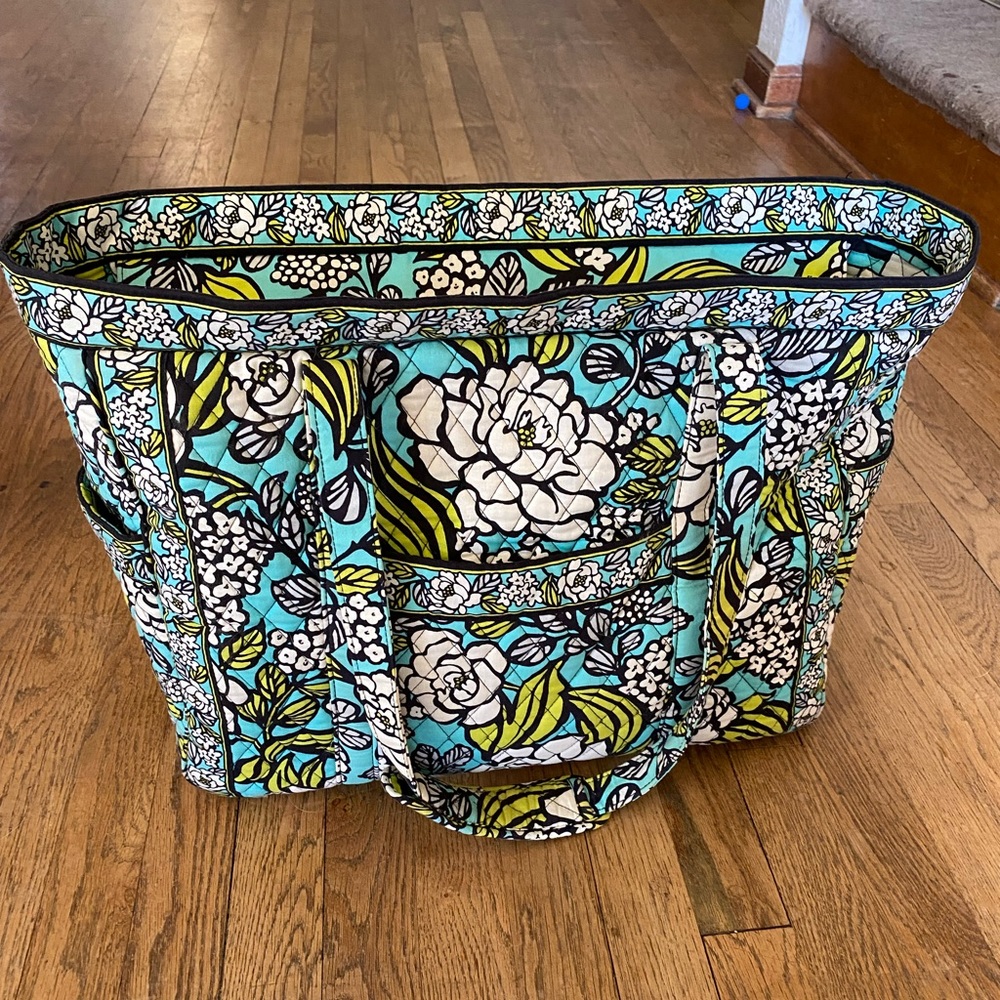 Vera Bradley Get Carried Away Travel Tote Baby Bag - Island Blooms